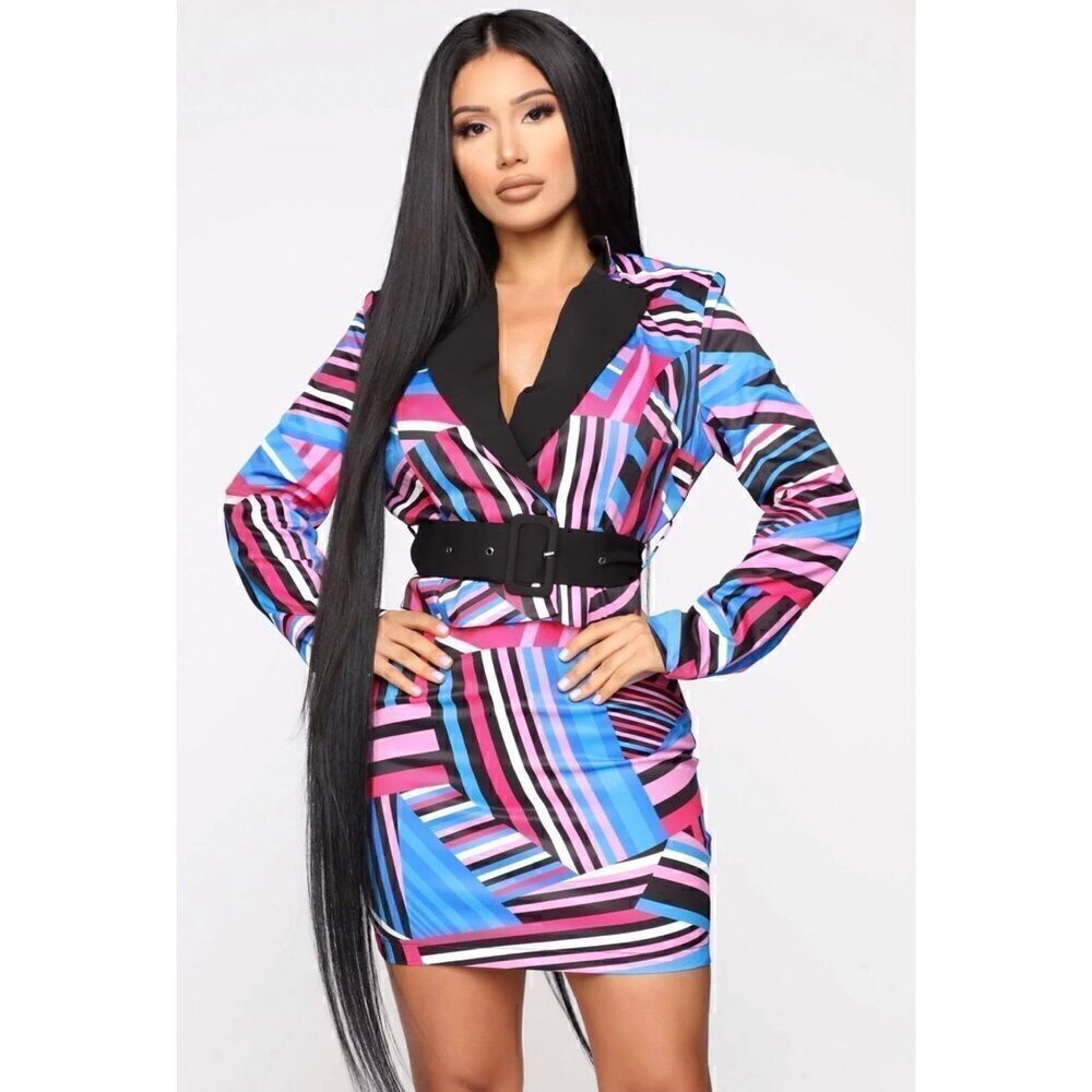 Fashion Nova cool blazer skirt set